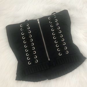 Betsey Johnson Black Corset